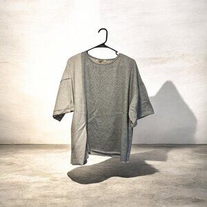 Oversized Short Sleeve Fleece Top NWT